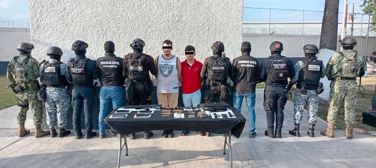 Detienen a dos hombres por ataque armado en Guadalupe