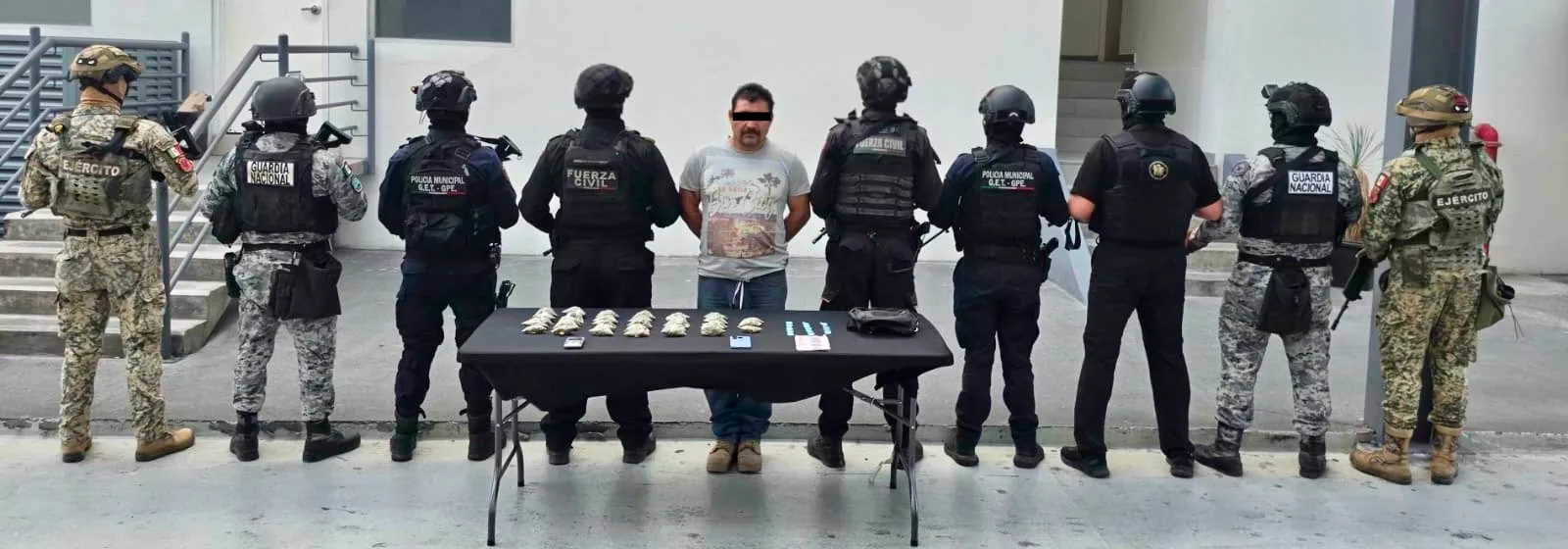 Detienen en Guadalupe a hombre buscado por homicidio calificado