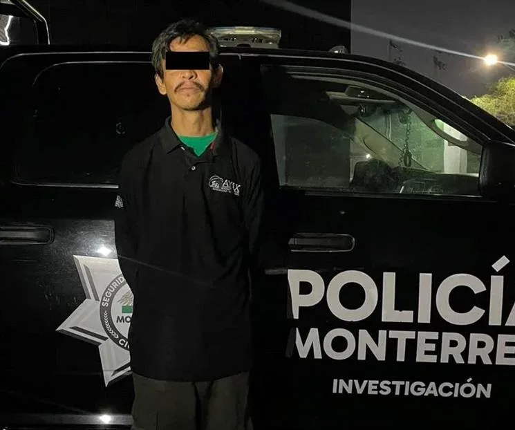 Detienen a hombre por robo a restaurante y posesión de droga en Monterrey