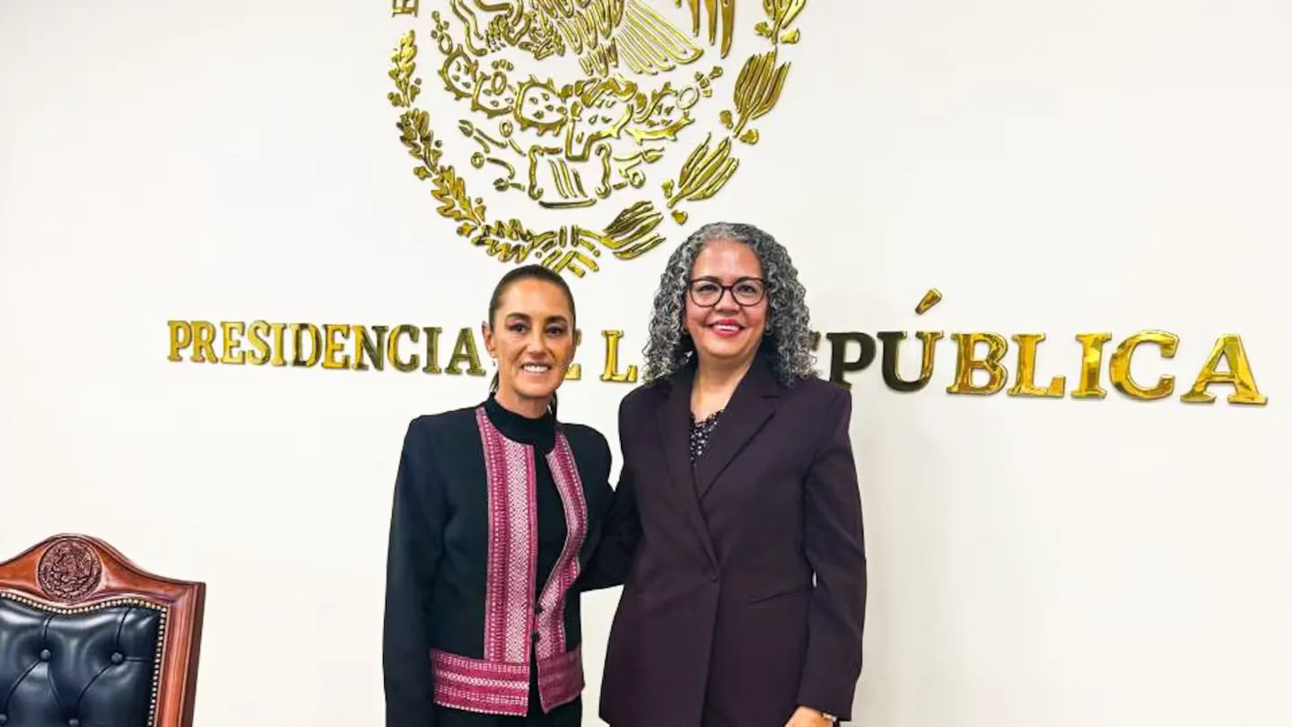 Graciela Domínguez se reúne con Claudia Sheinbaum en Palacio Nacional