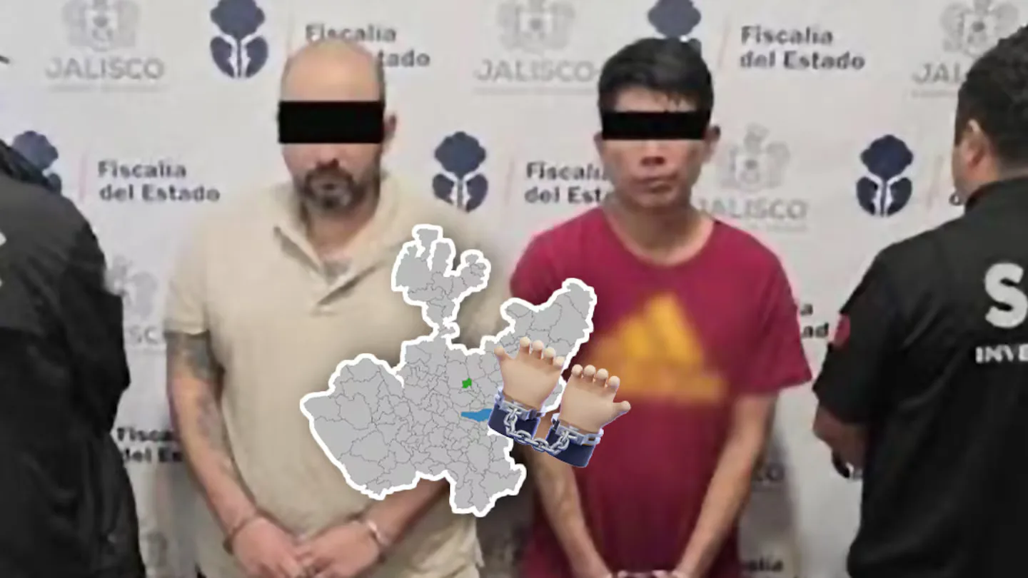 Detienen a Mario 'El Fiera' y Juvenal 'El Coreano' en Guadalajara por extorsión y homicidio