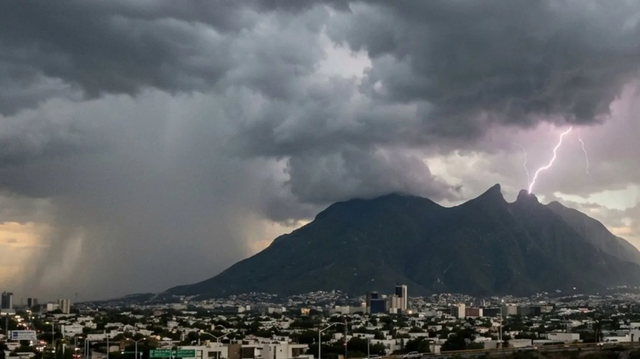 Prevén lluvias y vientos fuertes en Nuevo León esta tarde y noche