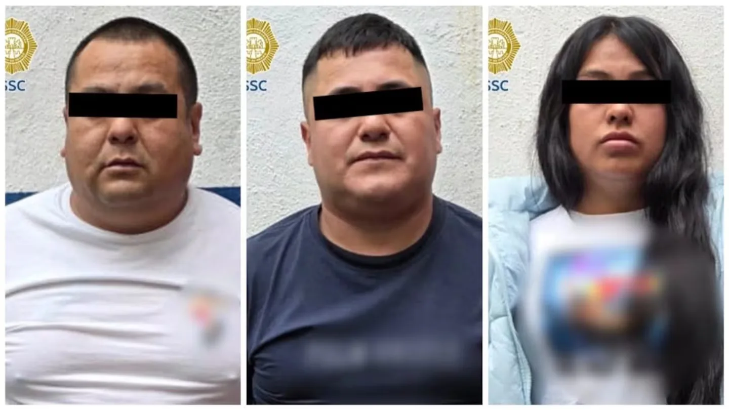 Detenidos tres presuntos extorsionadores en La Merced, CDMX