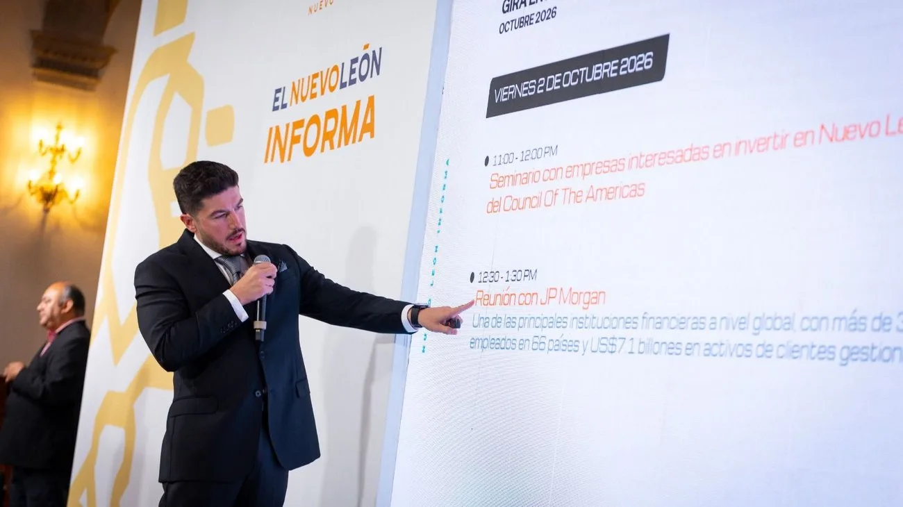 Samuel García realizará gira en EUA para atraer inversiones a Nuevo León